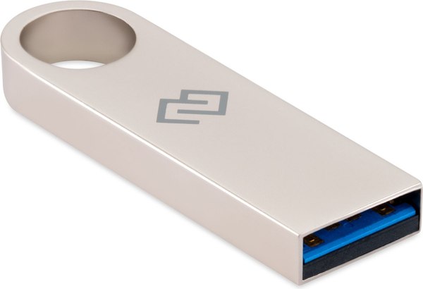 USB flash накопитель Digma DRIVE3 128GB USB3.0 / DGFUL128A30SR (серебристый)