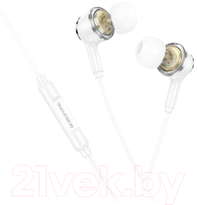 Изображение товара Наушники-гарнитура Borofone BM90 Lightning (белый)