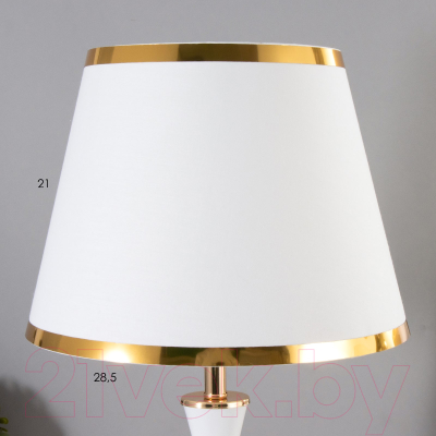 Изображение товара Прикроватная лампа Risalux Елизавета 7879362 (белый/золото)