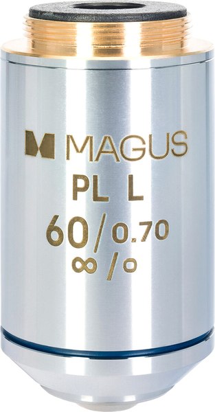 Объектив для микроскопа Magus 60PLL 60х/0.70 Plan L WD 2.08мм / 83464
