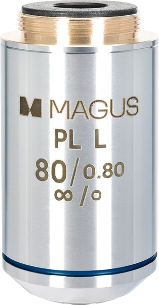 Объектив для микроскопа Magus SFR80 80х/0.80 Plan L Pol / 83455