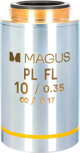 Объектив для микроскопа Magus 10PLFL 10х/0.35 Plan FL / 83440