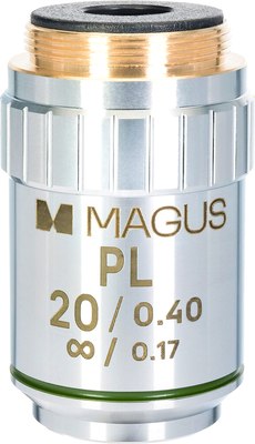 Объектив для микроскопа Magus SF20 20х/0.40 Plan Pol / 83450