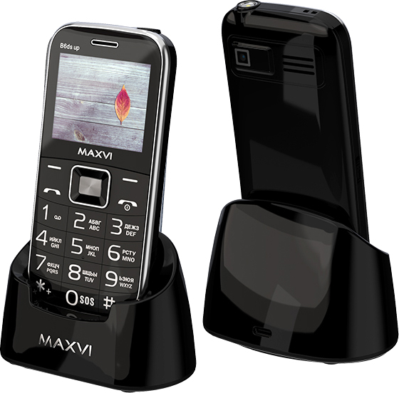 Мобильный телефон Maxvi B6ds up (черный)