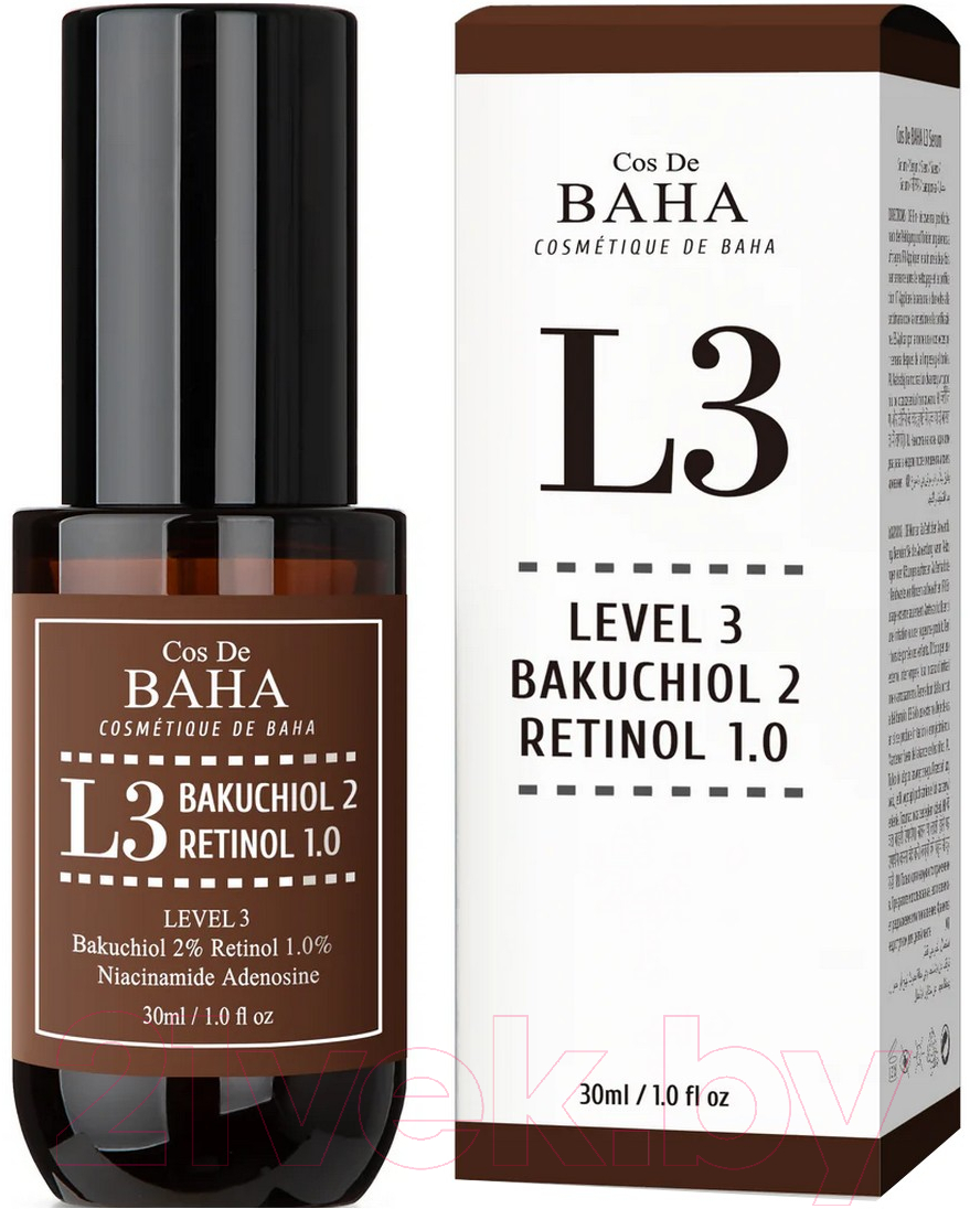 Сыворотка для лица Cos de Baha Bakuchiol & Retinol Serum L3