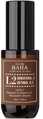 Сыворотка для лица Cos de Baha Bakuchiol & Retinol Serum L2 (30мл)