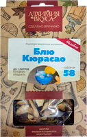 Набор для приготовления настоек Алхимия вкуса № 58 Блю Кюрасао (3x48г) - 