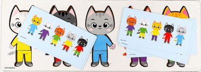 

Развивающая игра, Головоломка. Повтори по образцу. Котики / 10459011