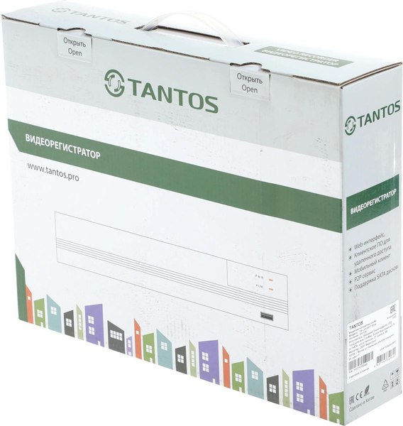 Видеорегистратор наблюдения Tantos HD 8 каналов / TSr-UV0817