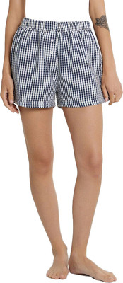 Шорты домашние Mark Formelle 132367 (р.170-90, синяя клетка виши) - 