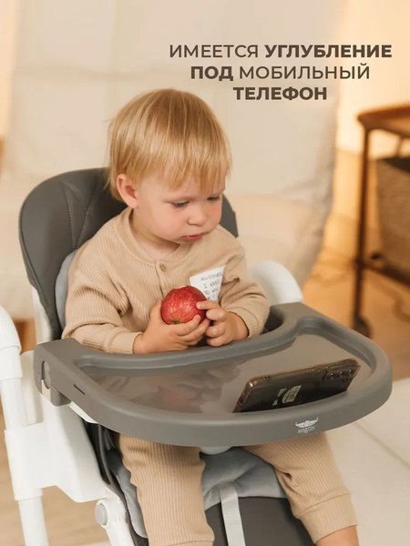 Стульчик для кормления Martin Noir Dory (Fun Grey)