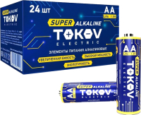 Комплект батареек Tokov Electric AA/LR6 TKE-ALS-LR6/C24 (24шт) - 