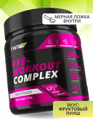 Комплексные аминокислоты 1WIN Pre-workout (35 порций, фруктовый пунш)