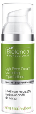 Крем для лица Bielenda Professional Acne Free ProExpert уменьшающий несовершенства (50мл)