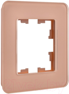 Рамка для выключателя IEK Brite BR-M12-G-41-K97 (дымчатый)