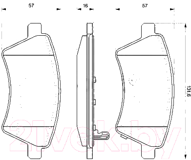 

Тормозные колодки Bosch, 0986494129