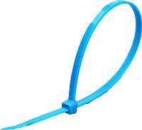 Стяжка для кабеля Fortisflex КСС 8x400 / 52186 (100шт, синий) - 