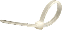 Стяжка для кабеля Fortisflex КСС 9x920 / 50017 (100шт, белый) - 