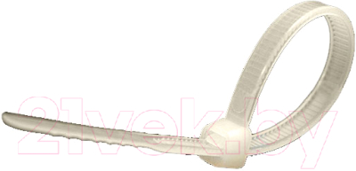 Стяжка для кабеля Fortisflex КСС 9x920 / 50017 (100шт, белый)