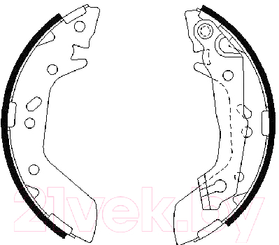 

Тормозные колодки Bosch, 0986487655