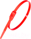 Стяжка для кабеля Fortisflex КСГ 8x400 / 74247 (100шт, красный) - 