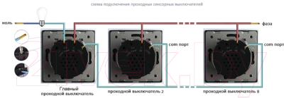 Выключатель Livolo VL-C701SR