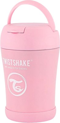 Термос для еды Twistshake Insulated Food Container / 78749 (350мл, пастельный розовый) - 