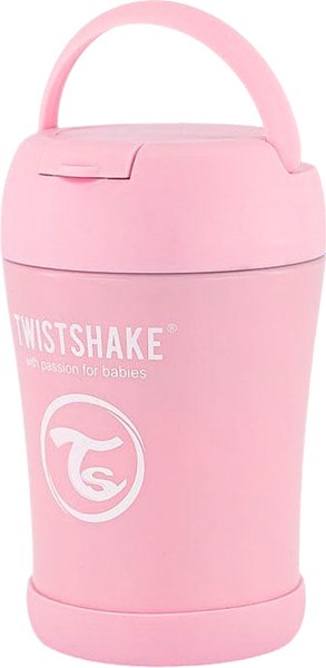 Термос для еды Twistshake Insulated Food Container / 78749 (350мл, пастельный розовый)