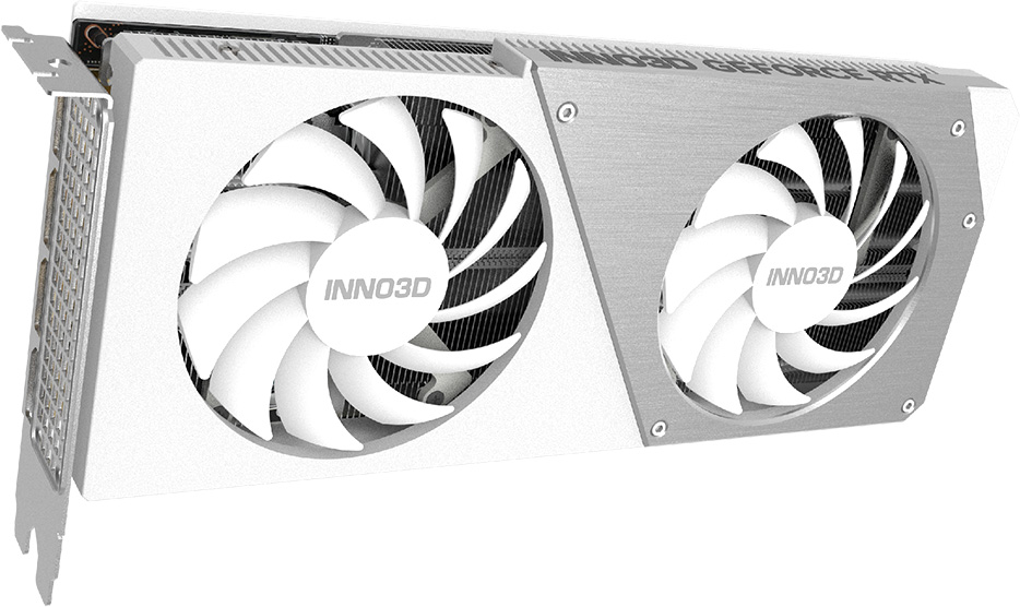 Видеокарта Inno3D GeForce RTX 4070 Twin X2 OC White Stealth 12GB