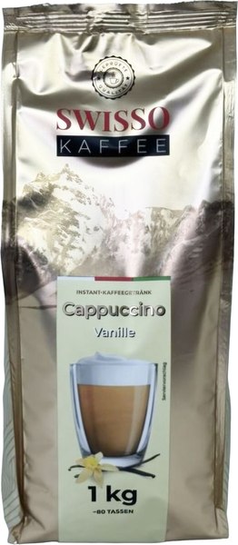 Кофе растворимый Swisso Kaffee Cappuccino Vanille (1кг)