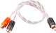 Межблочный кабель для автоакустики DL Audio Barracuda YRCA 1M2F - 