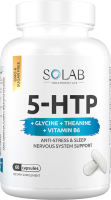 Глицин SOLAB 5-HTP в капсулах (60 капсул) - 