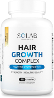 Комплексная пищевая добавка SOLAB Hair Growth Complex (60 капсул) - 