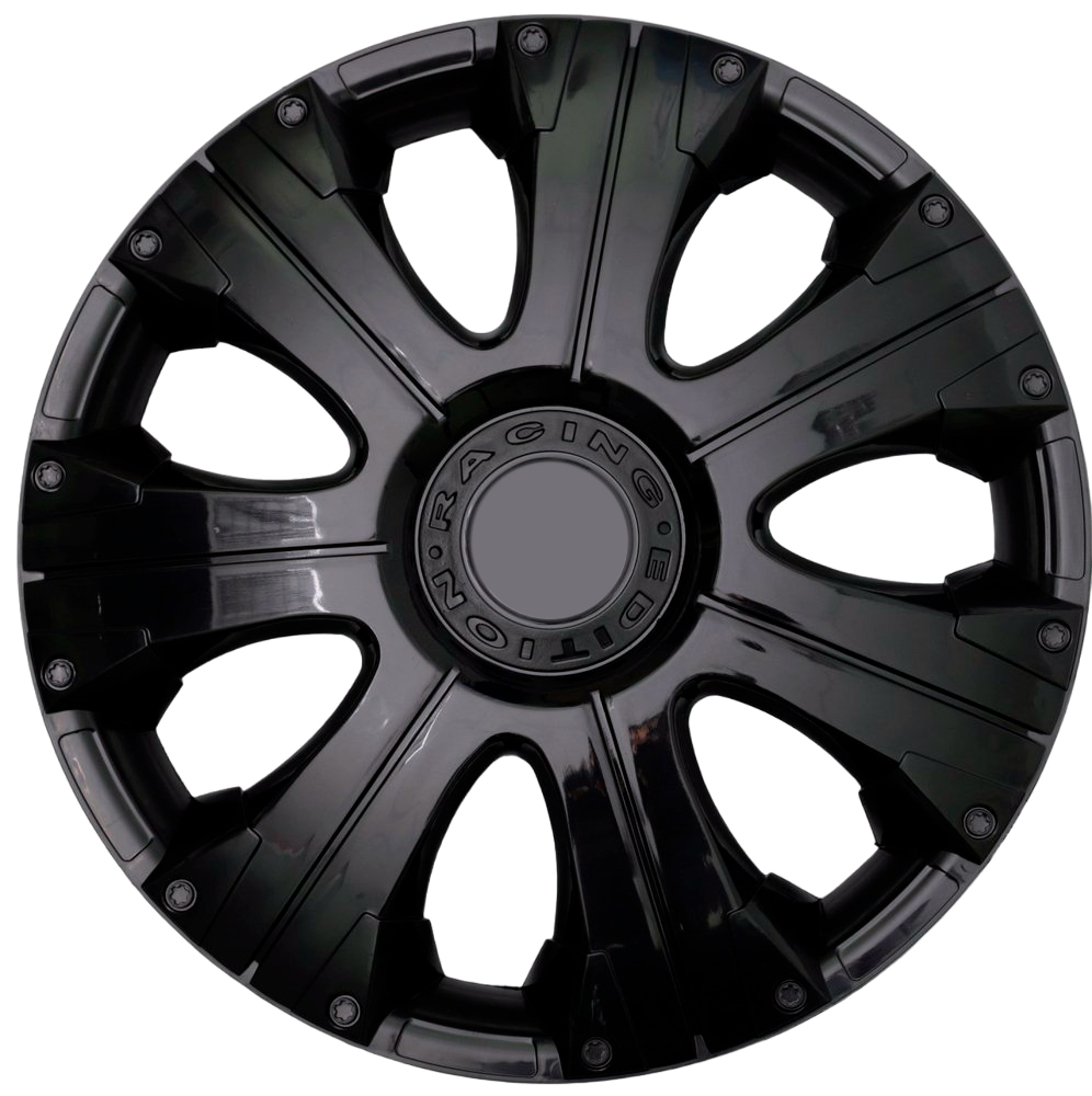 Набор колпаков STAR Расинг 15 / S15296 (4шт, черный глянец)