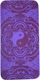 Доска садху Verbayoga KBF005 (Black/Violet Yin Yang, шаг гвоздей 9мм) -