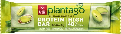 

Протеиновый батончик, HIGH Фисташковый торт 40%