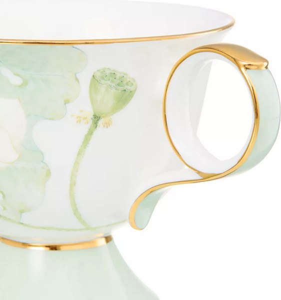 Чашка с блюдцем Decor de table Винтаж Водяная лилия / DDT-TC9811-L1-889 %rs_city_gde%