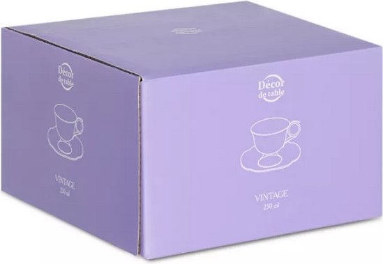 Чашка с блюдцем Decor de table Винтаж Водяная лилия / DDT-TC9811-L1-889 %rs_city_gde%