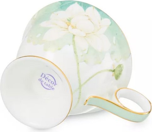 Чашка с блюдцем Decor de table Винтаж Водяная лилия / DDT-TC9811-L1-889 %rs_city_gde%