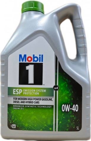 Моторное масло Mobil 1 ESP X4 0W40 / 157814 (5л)