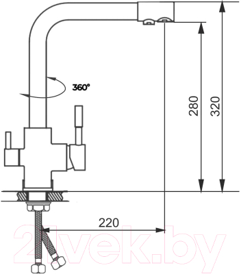 Смеситель Gota Rocio Special 352-210-GOTA