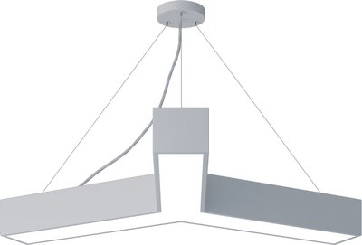 Потолочный светильник ЭРА Geometria Igrek SPO-142-W-40K-044 / Б0050568