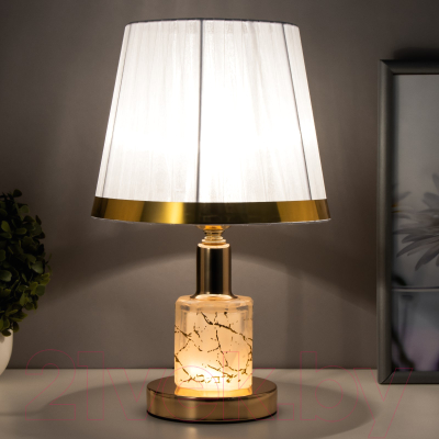 Изображение товара Прикроватная лампа Risalux Джустина 7824048 (белый/золото)