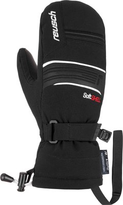 Варежки лыжные Reusch Kondor R-Tex Xt Junior / 6361518-7701 (р-р 4.5, Black/White)