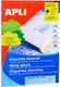 Набор этикеток APLI 3135 / 1273 (белый) - 