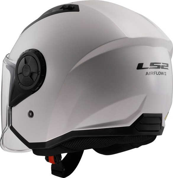 Мотошлем LS2 OF616 Airflow 2 Solid (XXL, белый глянцевый)