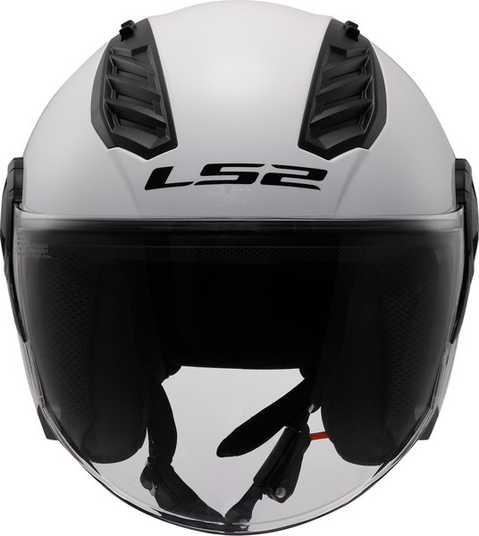 Мотошлем LS2 OF616 Airflow 2 Solid (XXL, белый глянцевый)