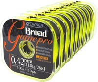 Леска монофильная Owner Broad Game Pro yellow 56033-018 - 