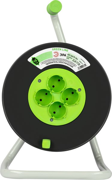 Удлинитель на катушке ЭРА Greenline KAT-2x0.75-15m / Б0065052