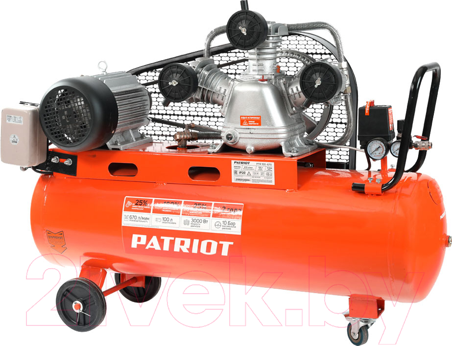 Воздушный компрессор PATRIOT PTR 100-670